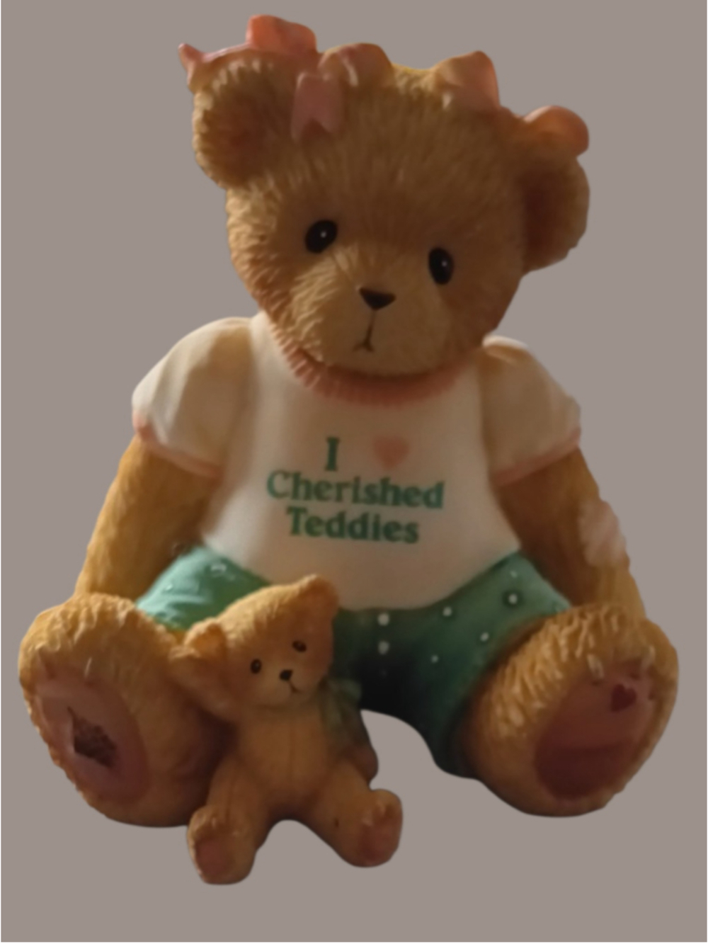 NIB Cherished Teddies
 Brown Green 4004245